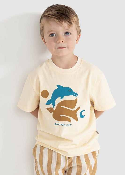 Kids Peace SS T-Shirt - White