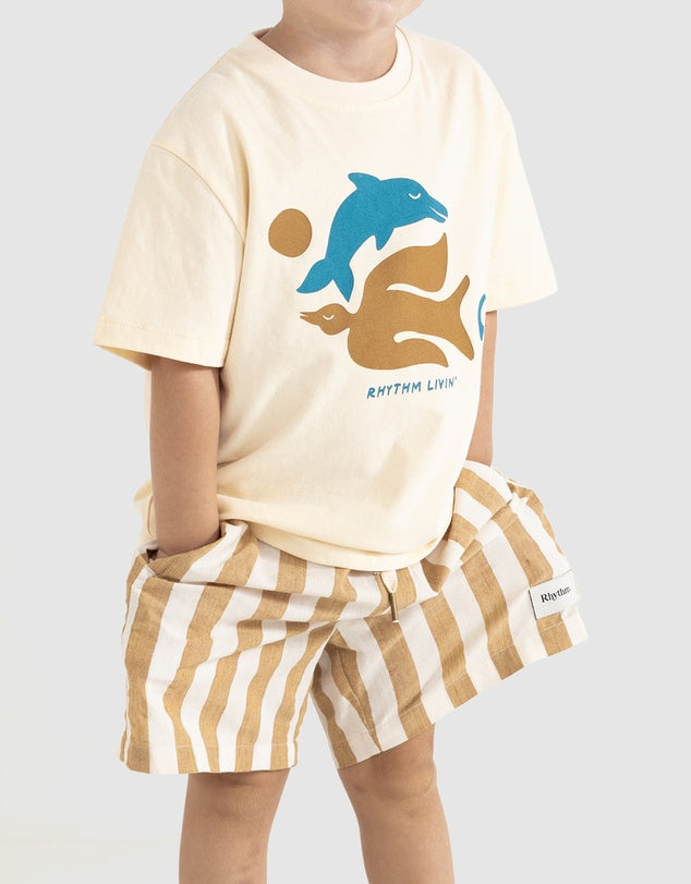 Kids Peace SS T-Shirt - White