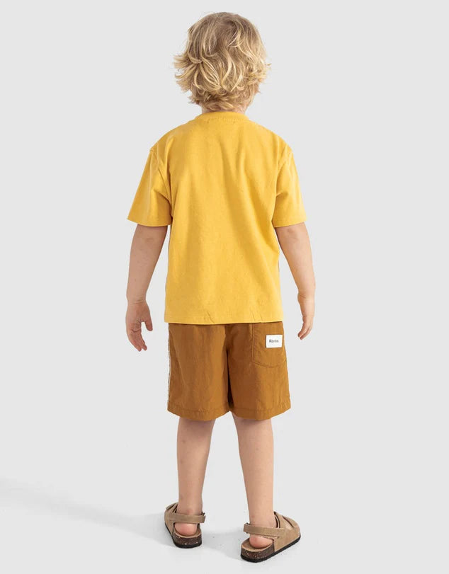 Kids Sun Ra SS T-Shirt - Sun Yellow