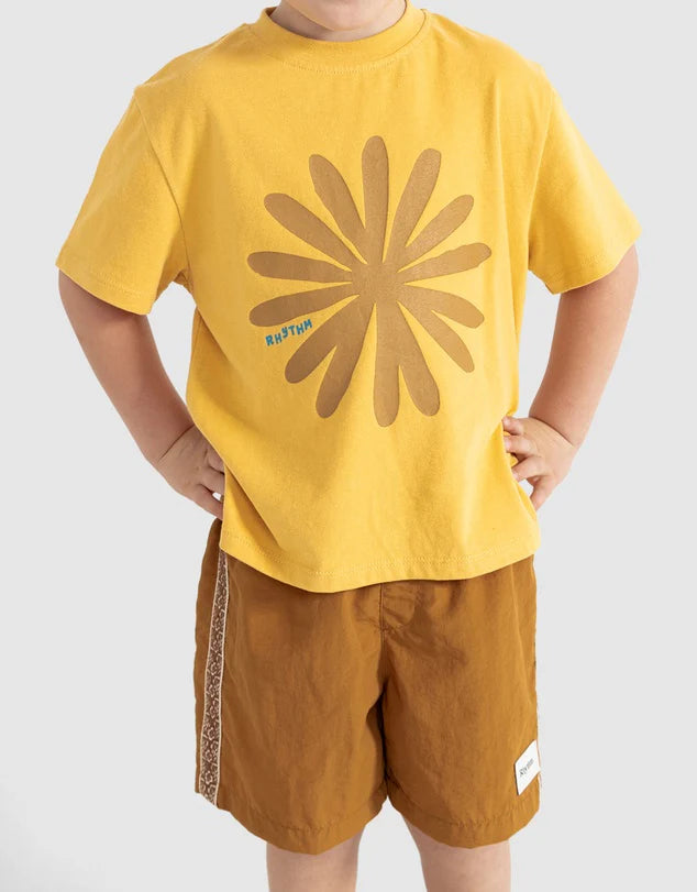 Kids Sun Ra SS T-Shirt - Sun Yellow