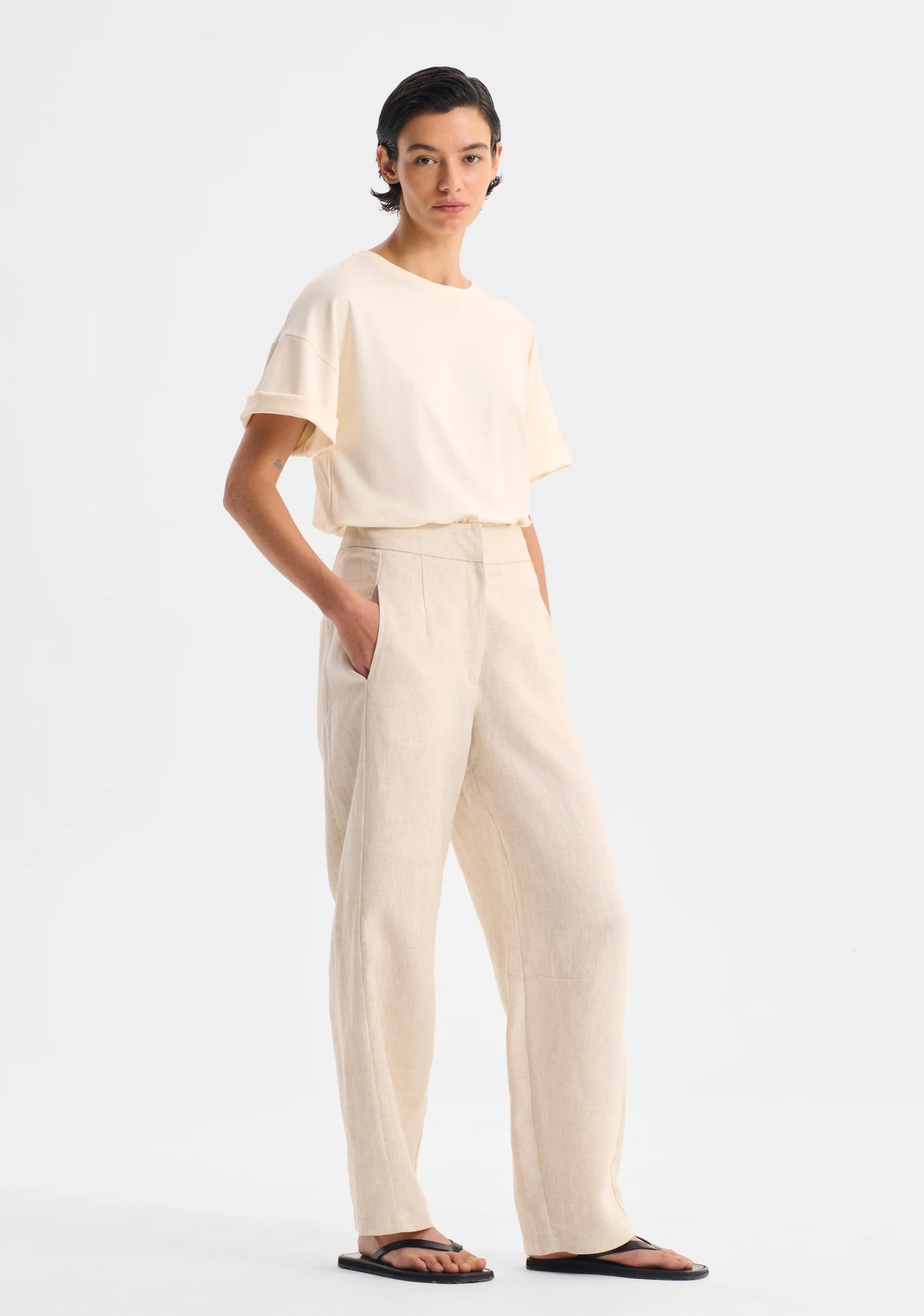 Jackson Linen Pant - Natural