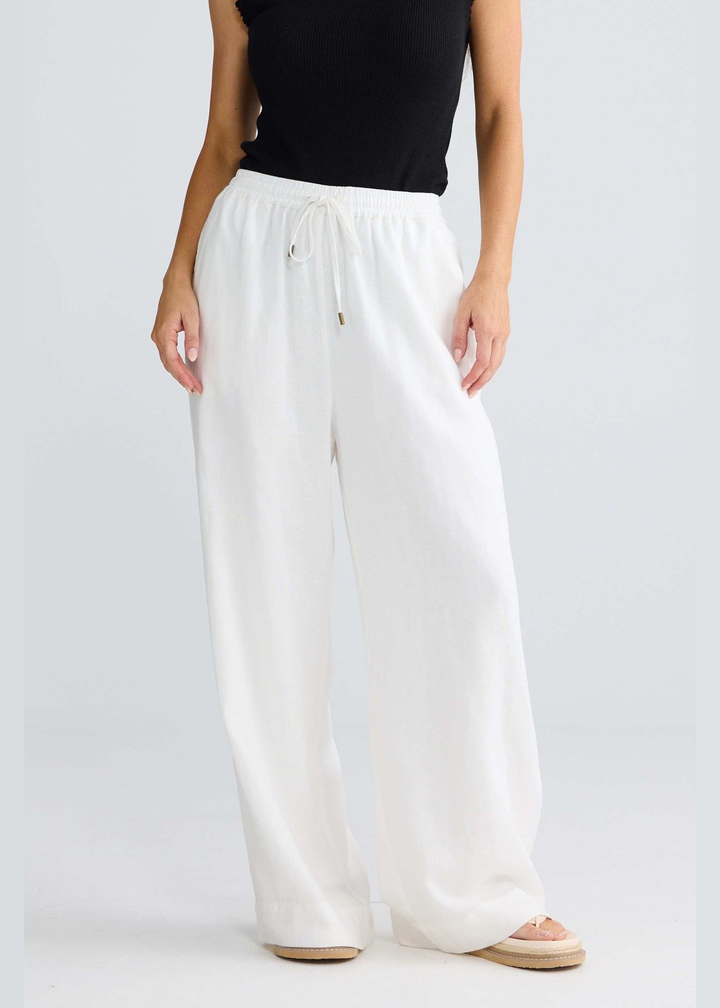 Brave and True Jude Pant - White