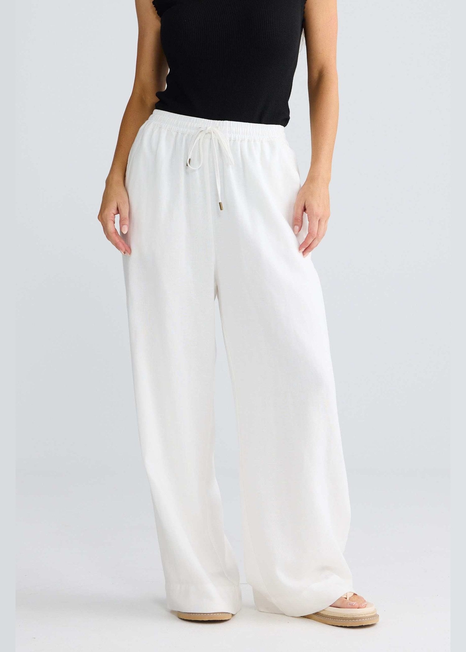 Brave and True Jude Pant - White