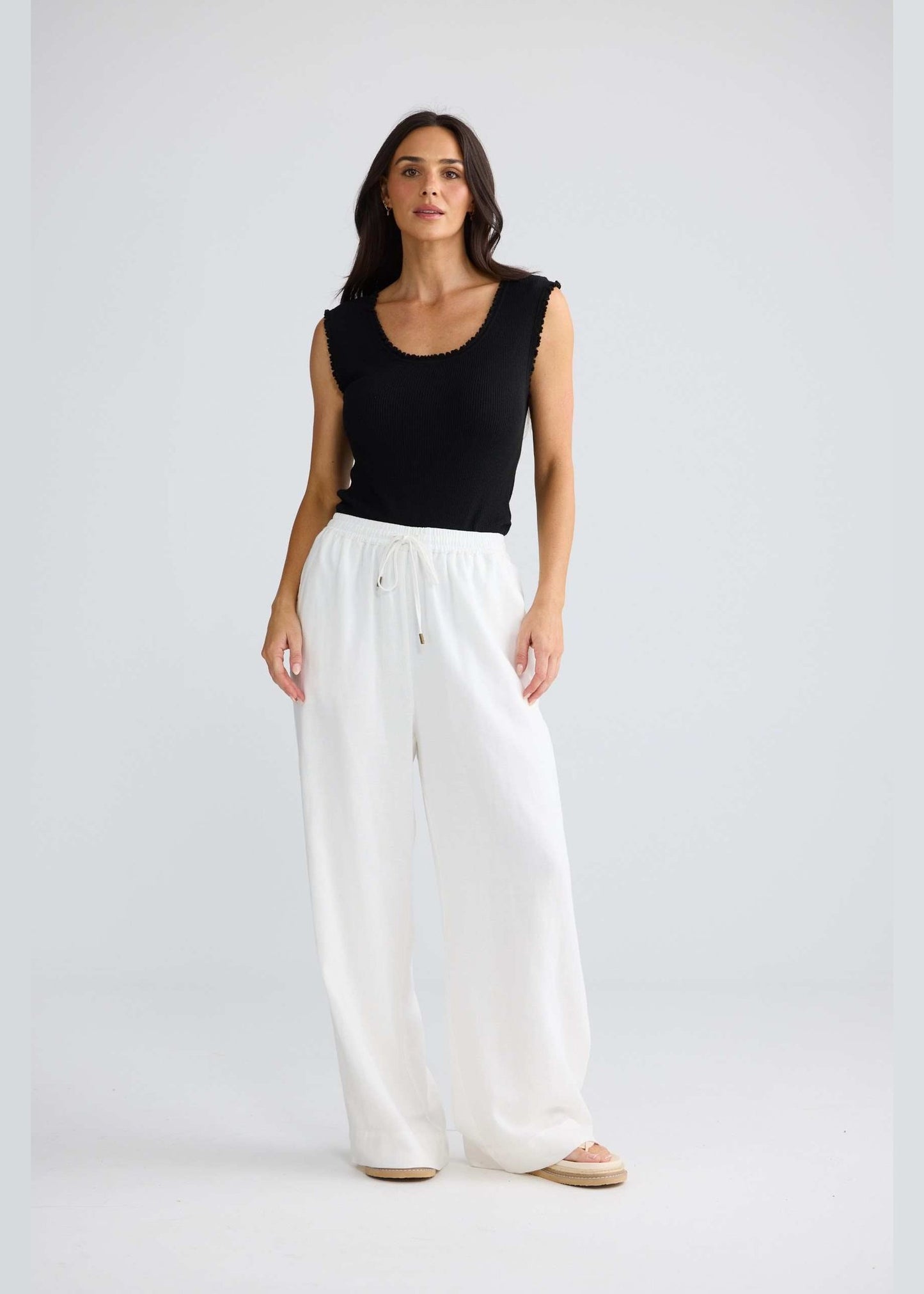 Brave and True Jude Pant - White