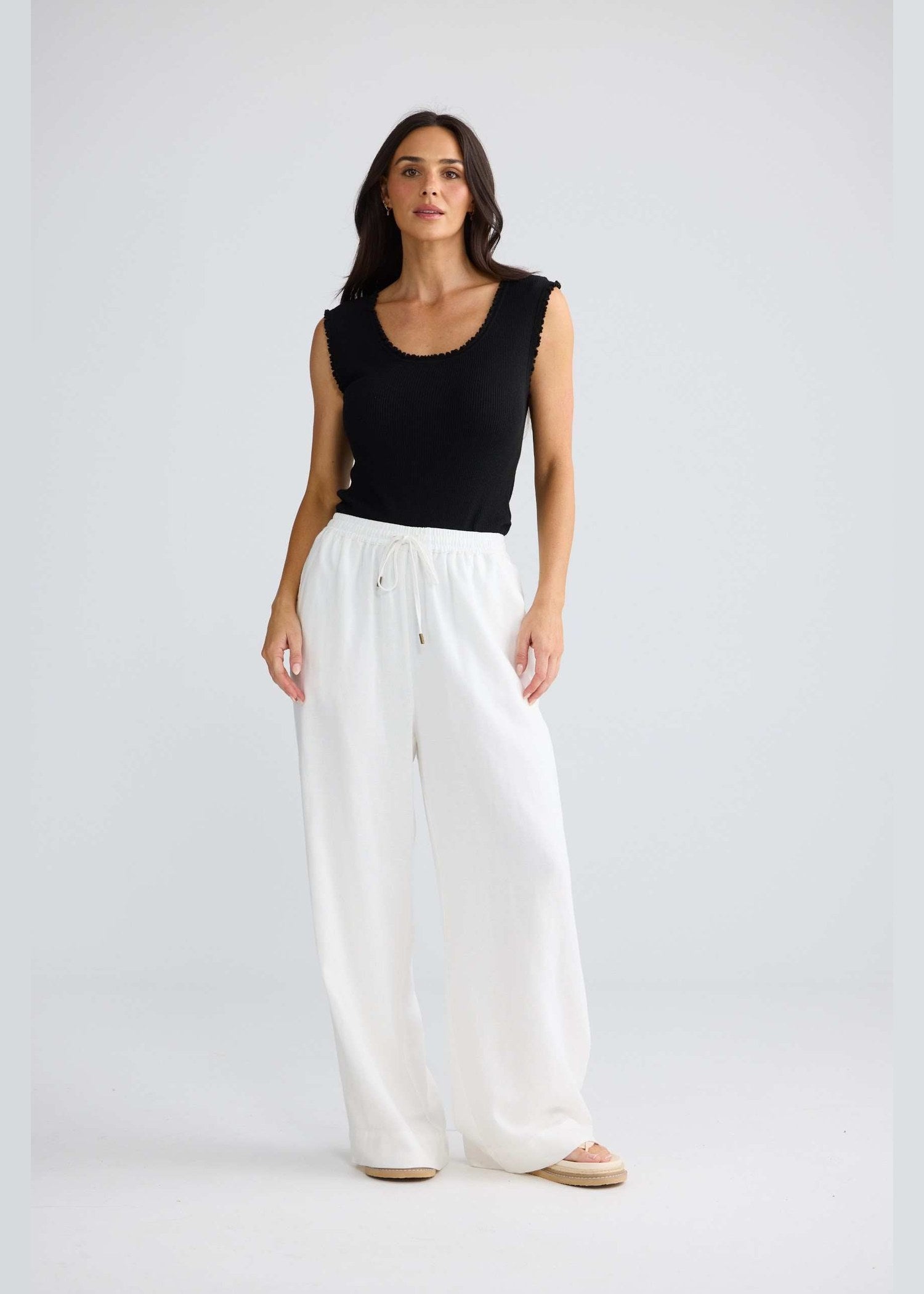 Brave and True Jude Pant - White