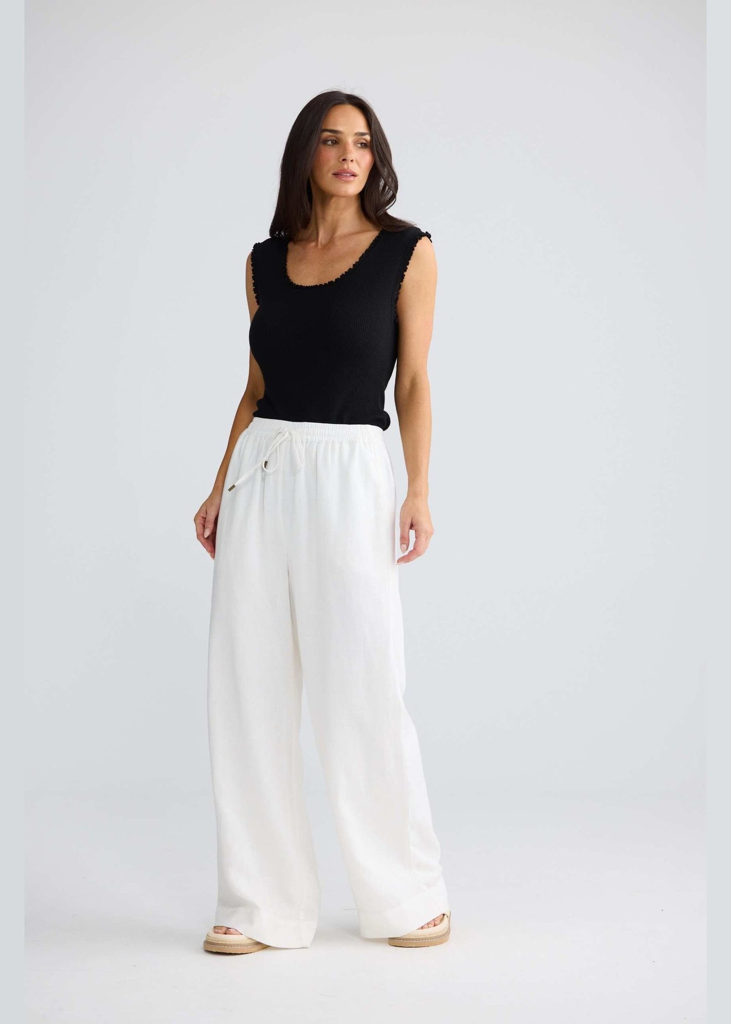 Brave and True Jude Pant - White