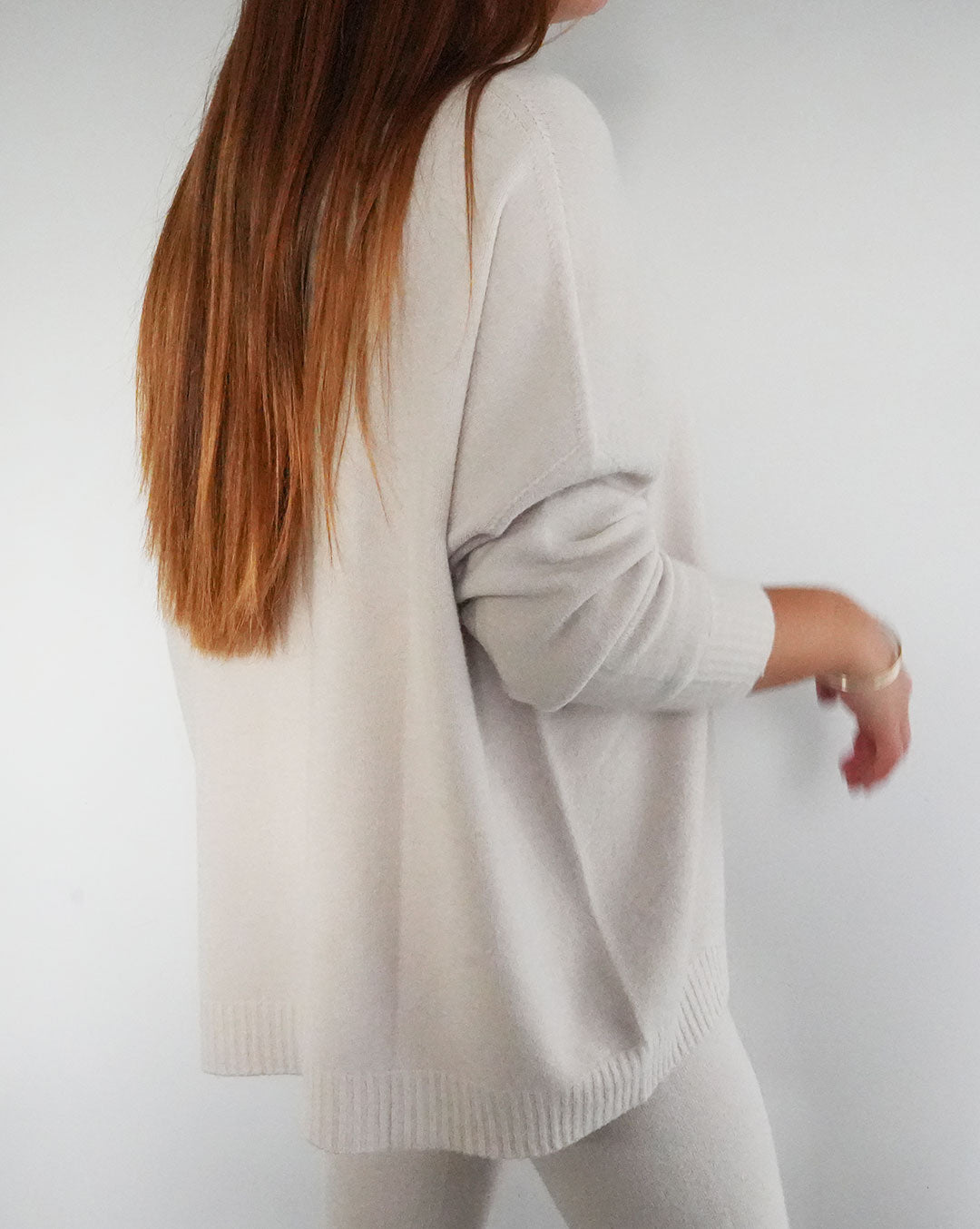 Verona Round Neck Jumper - Cream