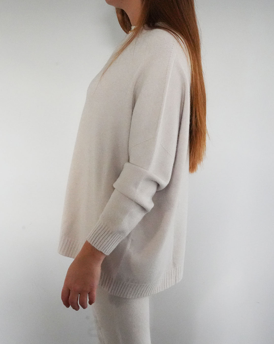 Verona Round Neck Jumper - Cream