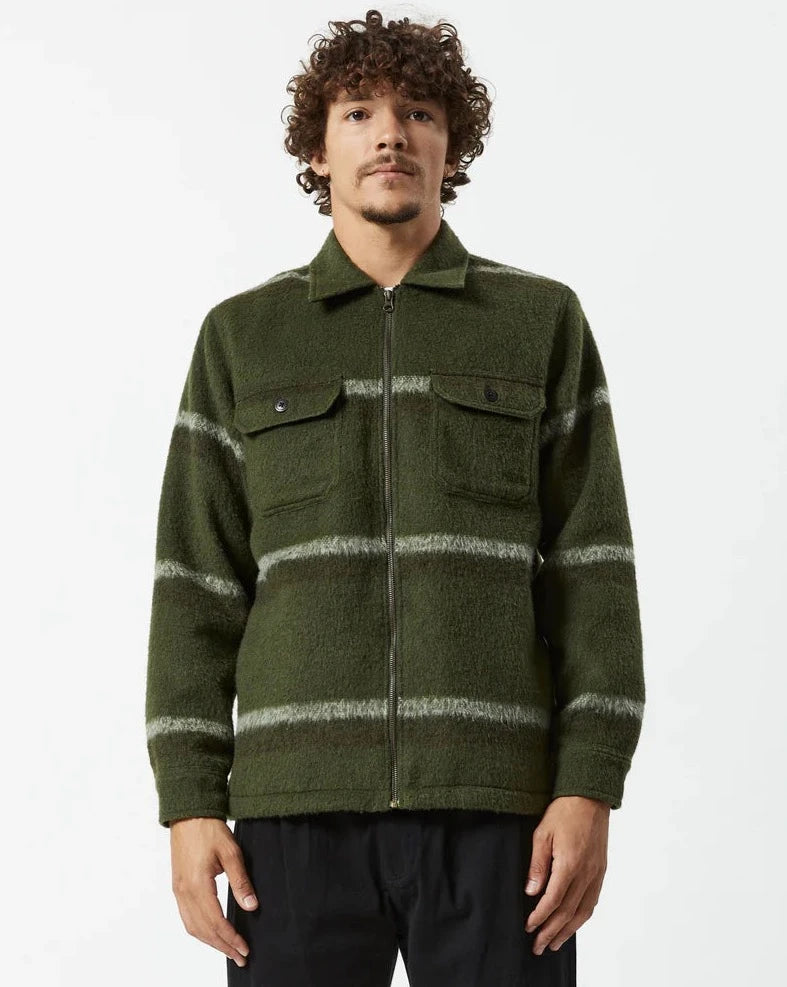 Lumberjack Zipthru - Army Stripe