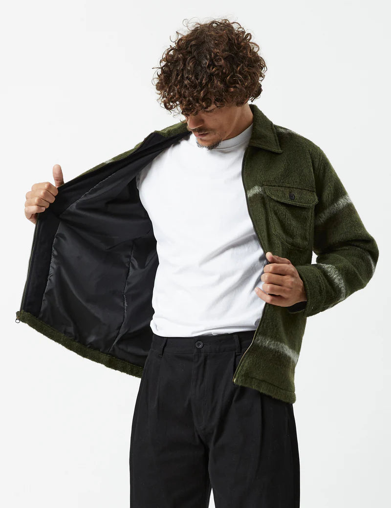 Lumberjack Zipthru - Army Stripe