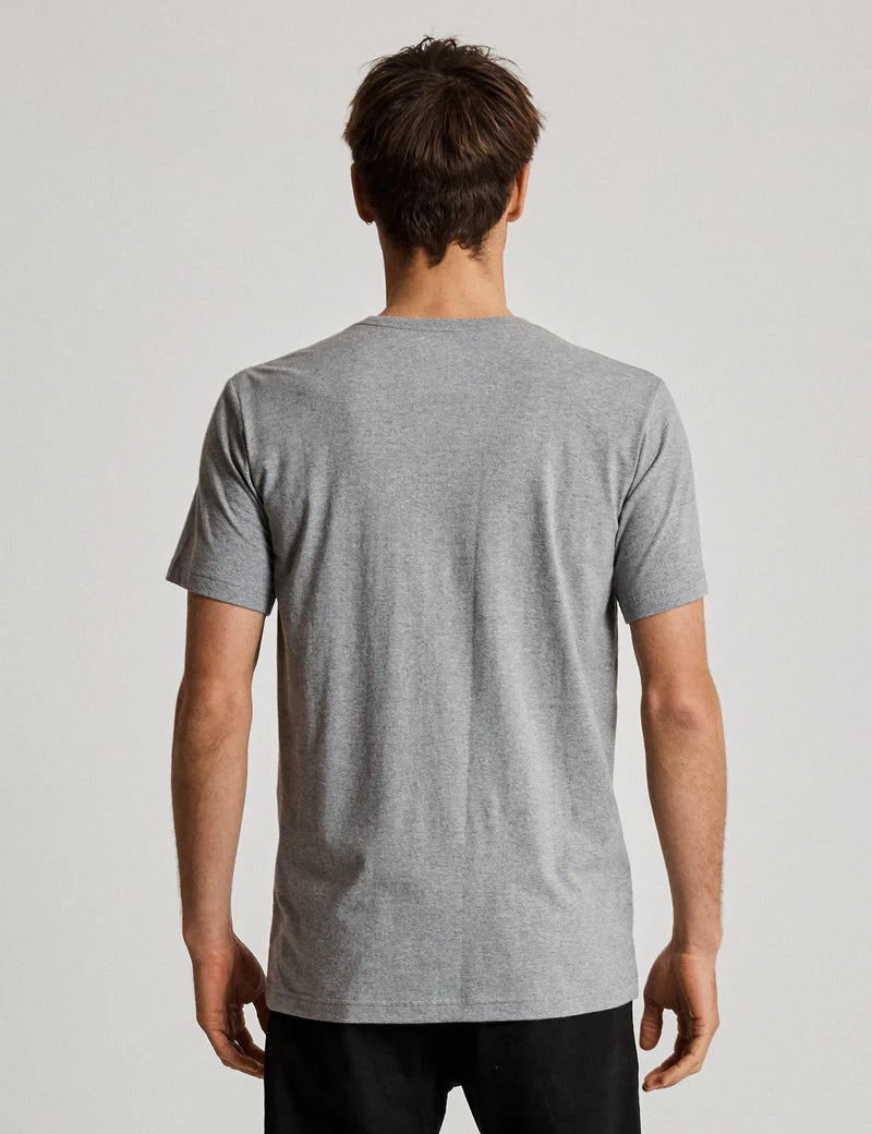 Reginald Organic Tee - Grey Marle