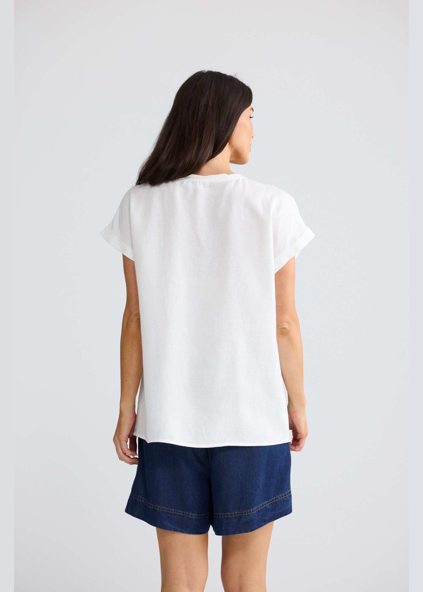 Brave and True Percy Top - White