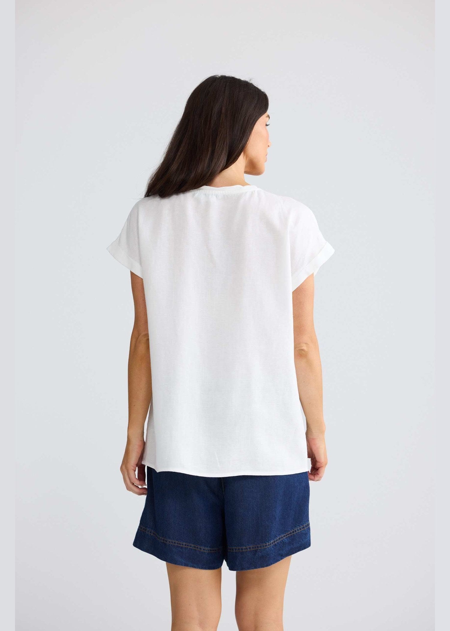 Brave and True Percy Top - White