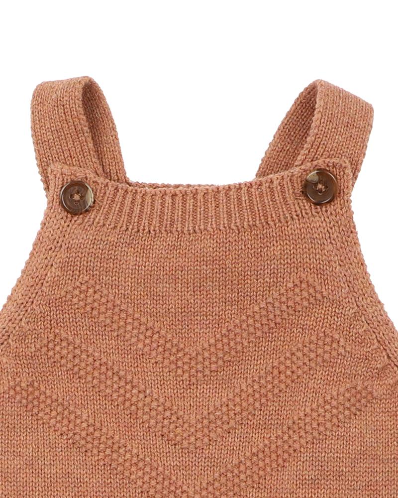 Nevada Knitted Overall - Redwood