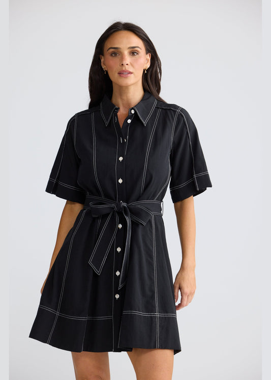 Brave and True Sandra Dress - Black