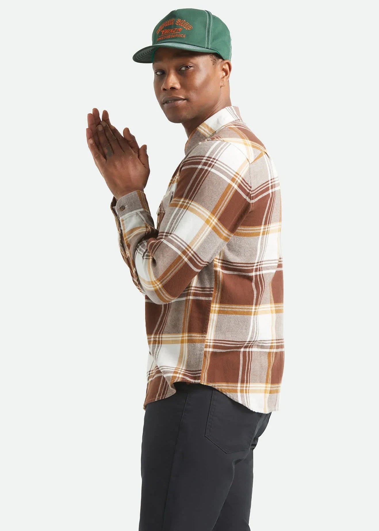 Bowery LW Ultra Flannel - Chocolate White
