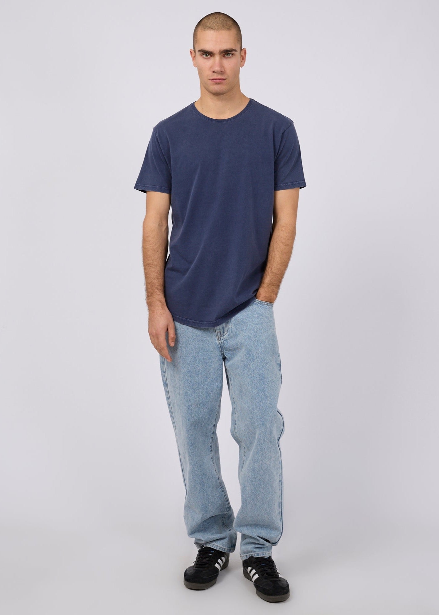 Tail Tee - Navy