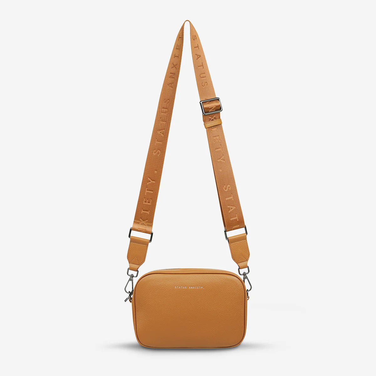 Plunder Bag with Webbed Strap - Tan