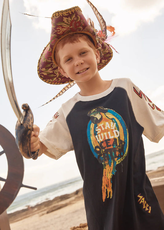 The Stay Wild Raglan Kids Tee
