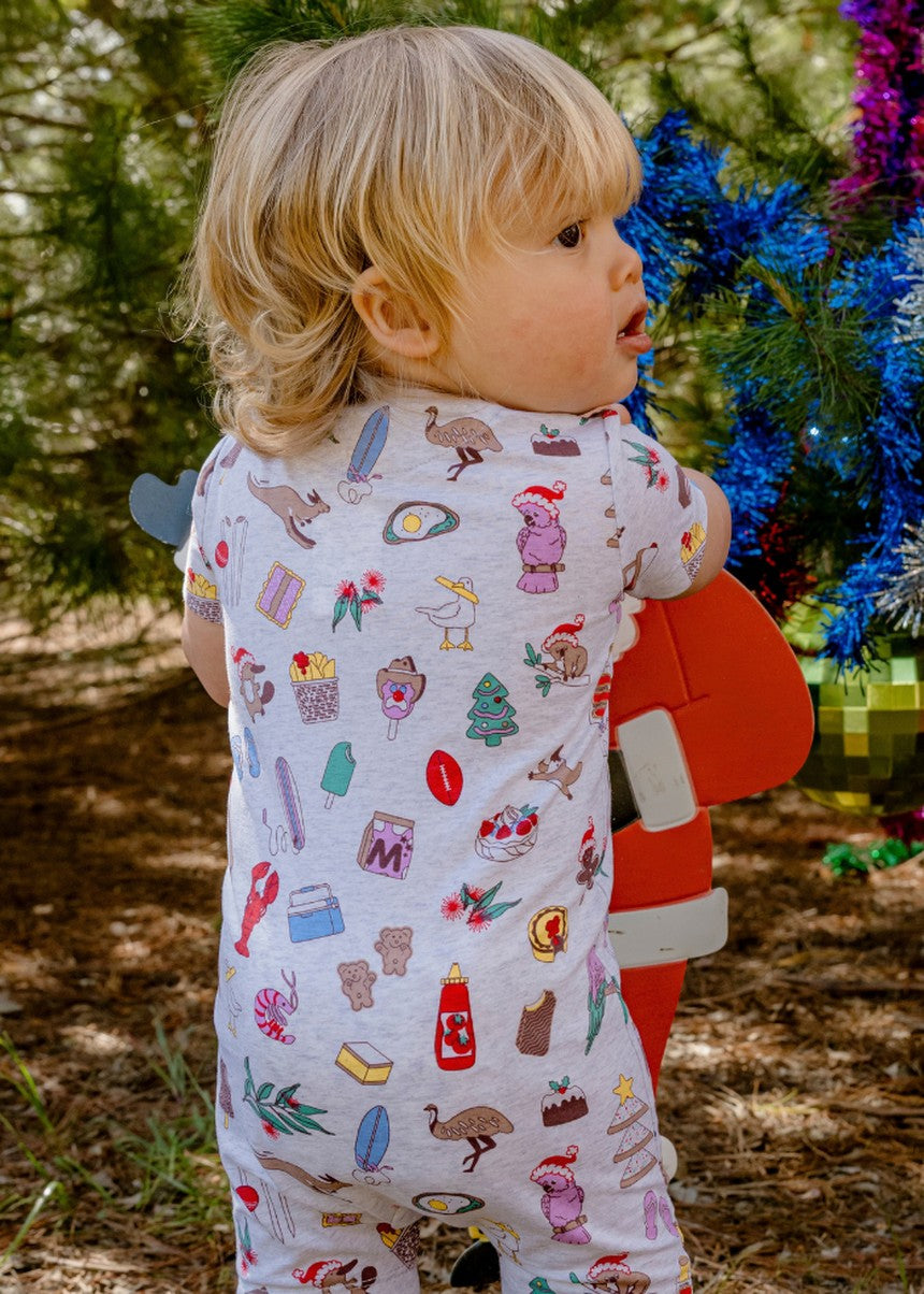Very Aussie Zip Romper by Milky, view 3