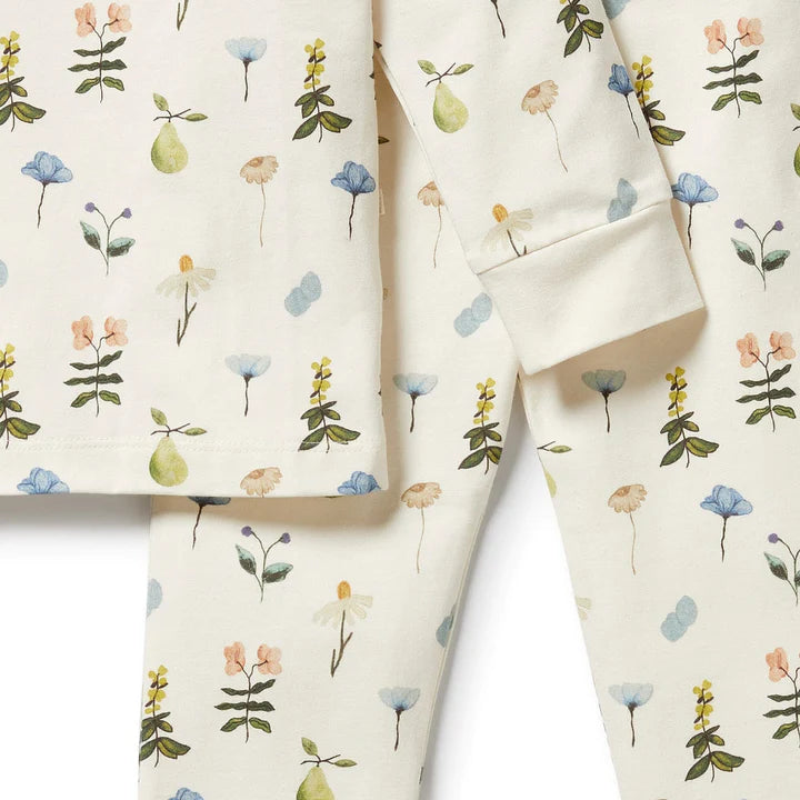 Petit Garden Long Sleeved Pyjamas - Printed