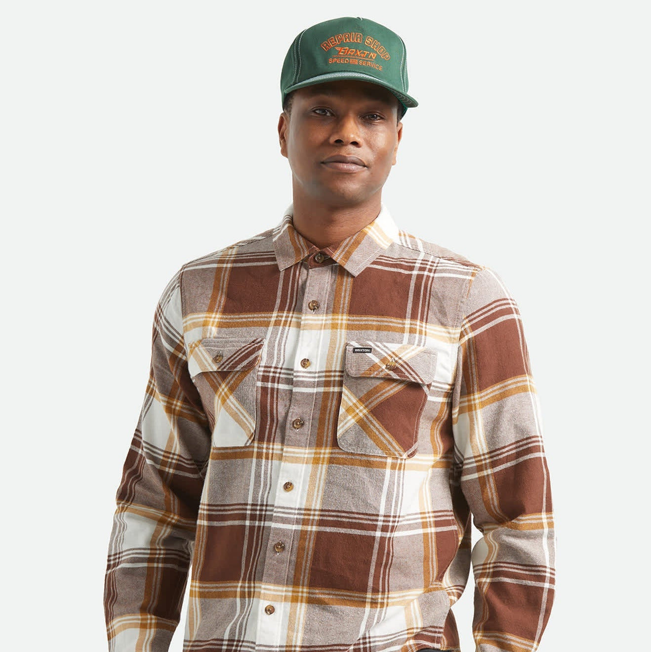 Bowery LW Ultra Flannel - Chocolate White