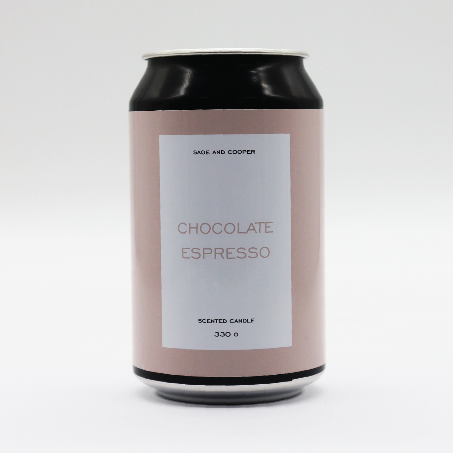 Sage & Cooper - Can-dle: Chocolate Espresso / Taupe