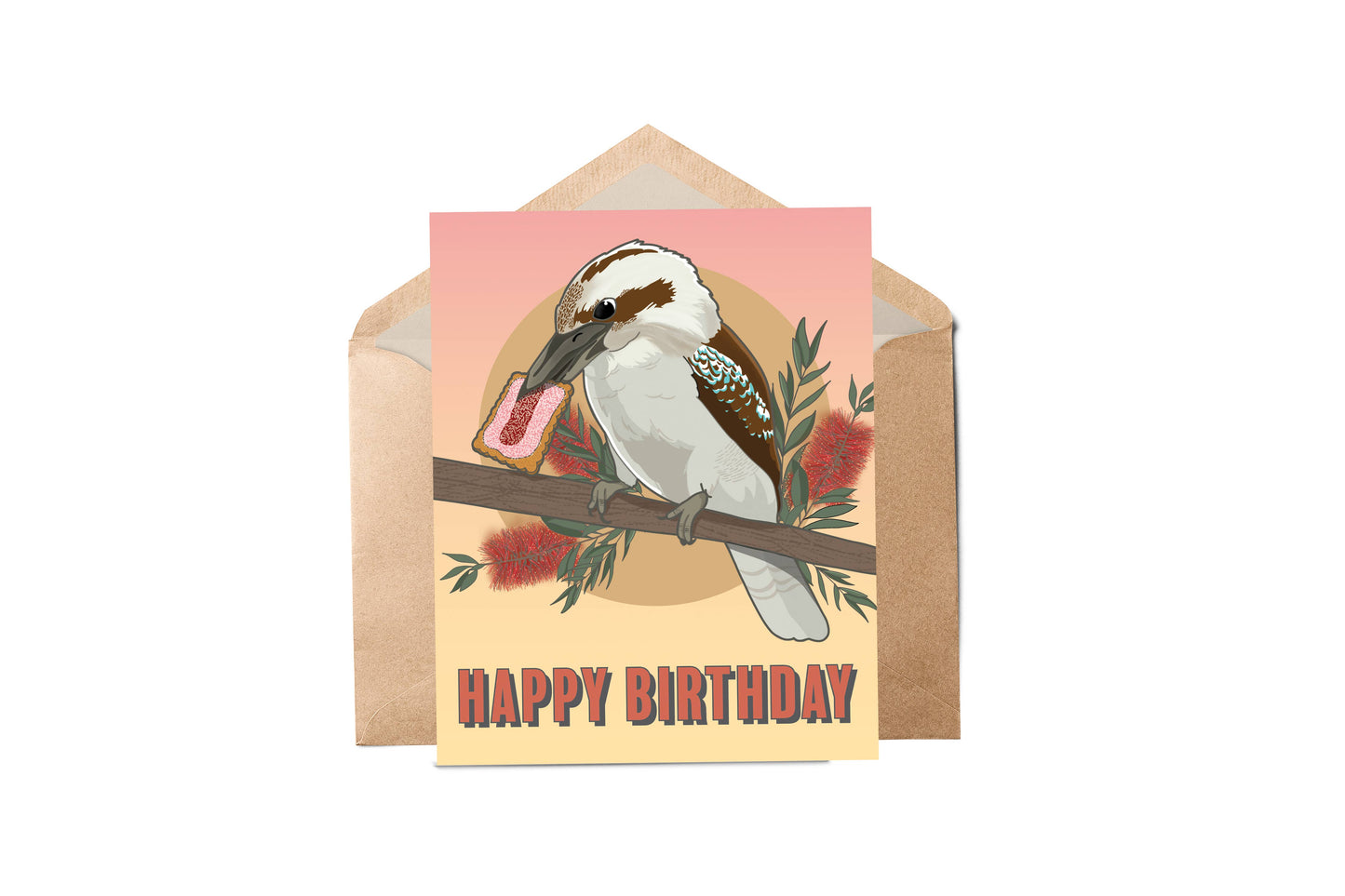 Kookaburra Birthday Card | Australian Greeting Card