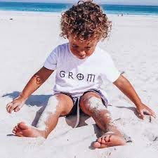 Grom kids tee - white